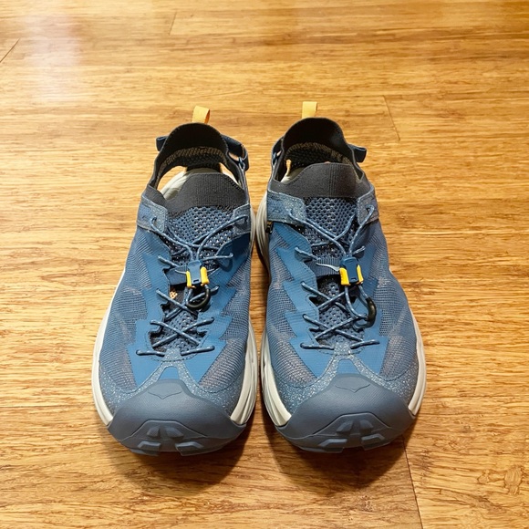 Hoka One One Hopara 2 Men\'s Athletic Blue Hiking Sandals adjustable strap. Sz 12 main image 12